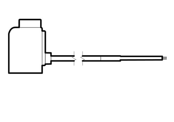 <p>P - přímý kabel bez zástrčky</p>
